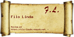 Filo Linda névjegykártya